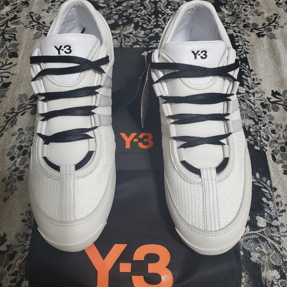 NEW MEN'S Sz  8 ADIDAS Y-3 BOXING SNEAKERS WHITE S82115. 100% authentic New